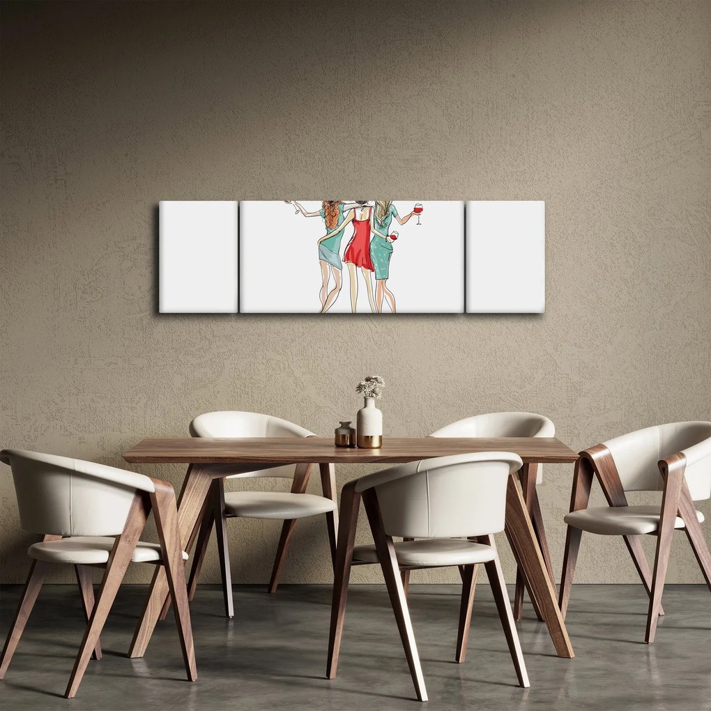 Obraz - Wiecznie młody, wiecznie pijany (170x50 cm)