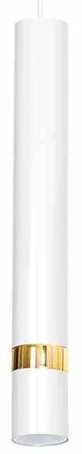 Lampa wisząca JOKER WHITE/GOLD 3xGU10, na listwie potrójna, biała/złota, nad stół/wyspę