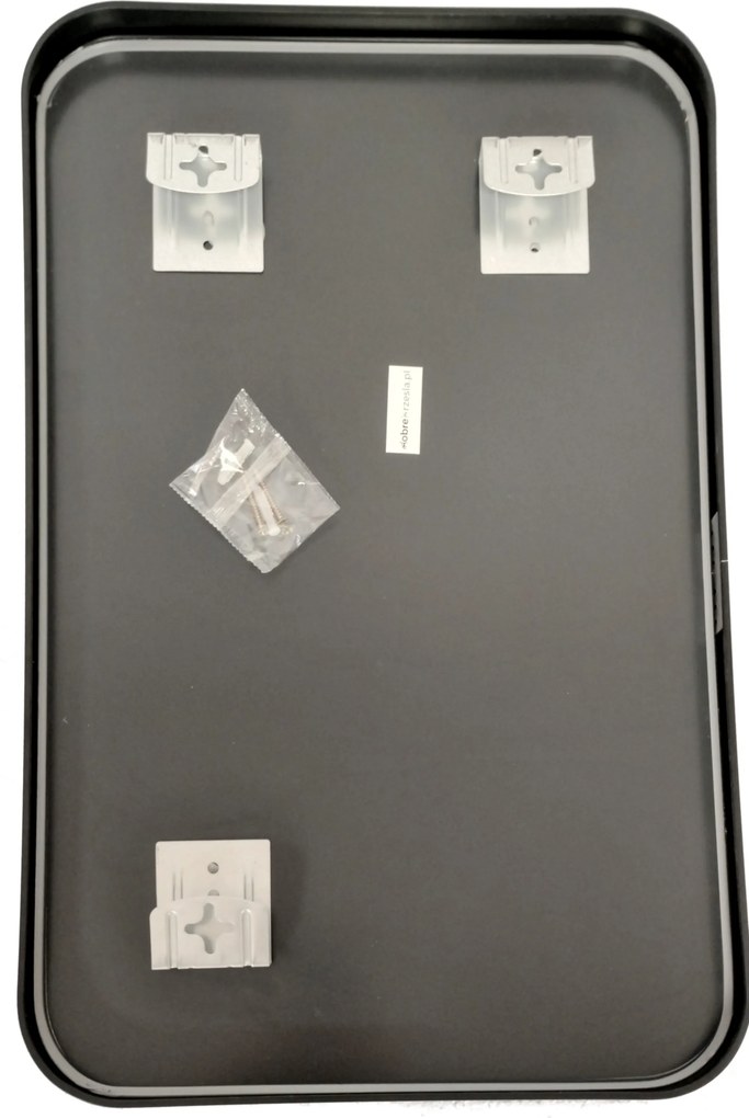 Lustro LOFT 40x60cm M-010 białe ścienne łazienkowe do salonu sypialni loftowe Industrialne minimalistyczne
