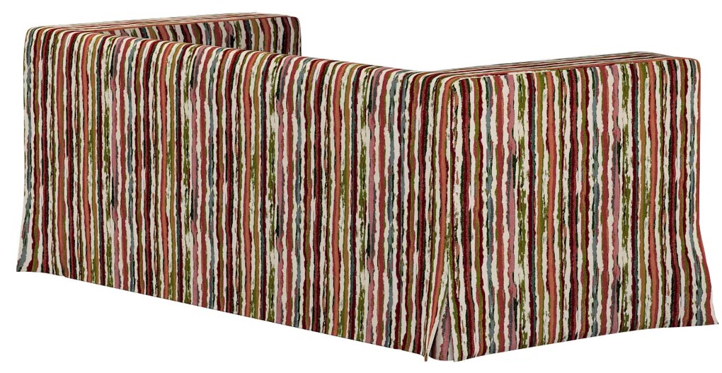 Pokrowiec na sofę Klippan 2-osobową długi z kontrafałdami