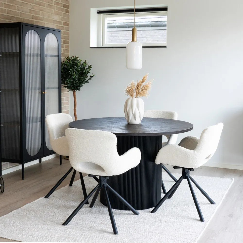 Białe krzesła zestaw 2 szt. Amorim – House Nordic