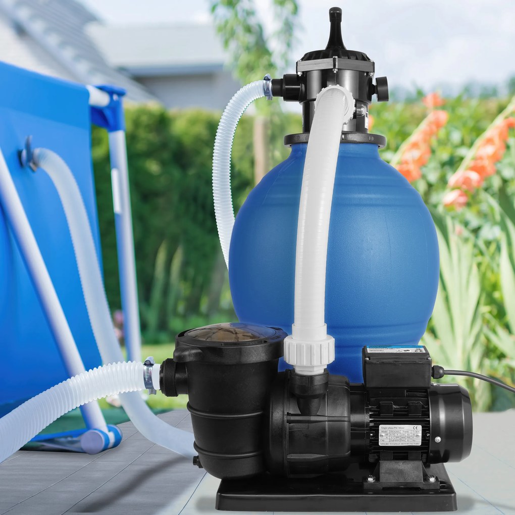 Filtr piaskowy do basenu AQUA 15 900 l/h, niebieska Monzana