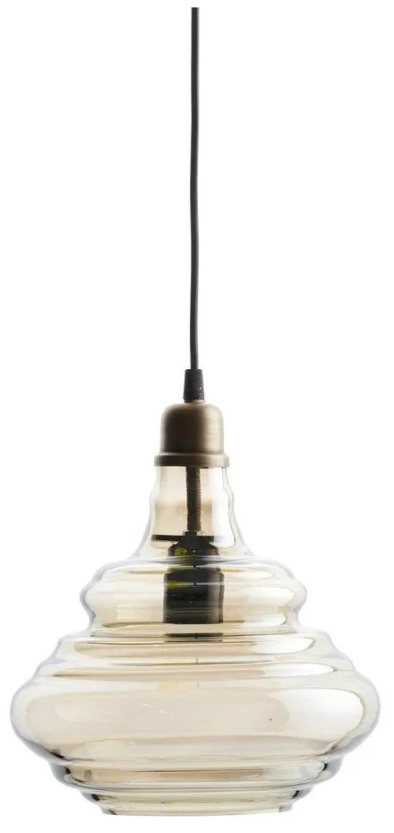 Lampa wisząca w kolorze złota ze szklanym kloszem Pure – WOOOD