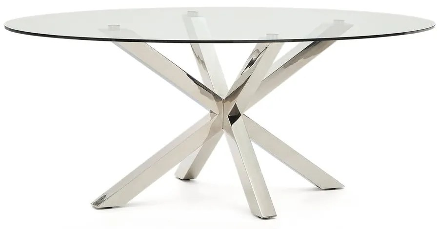 Stół ze szklanym blatem 100x200 cm Argo – Kave Home