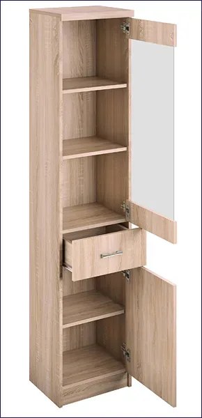Wysoka witryna dąb sonoma T9-H24
