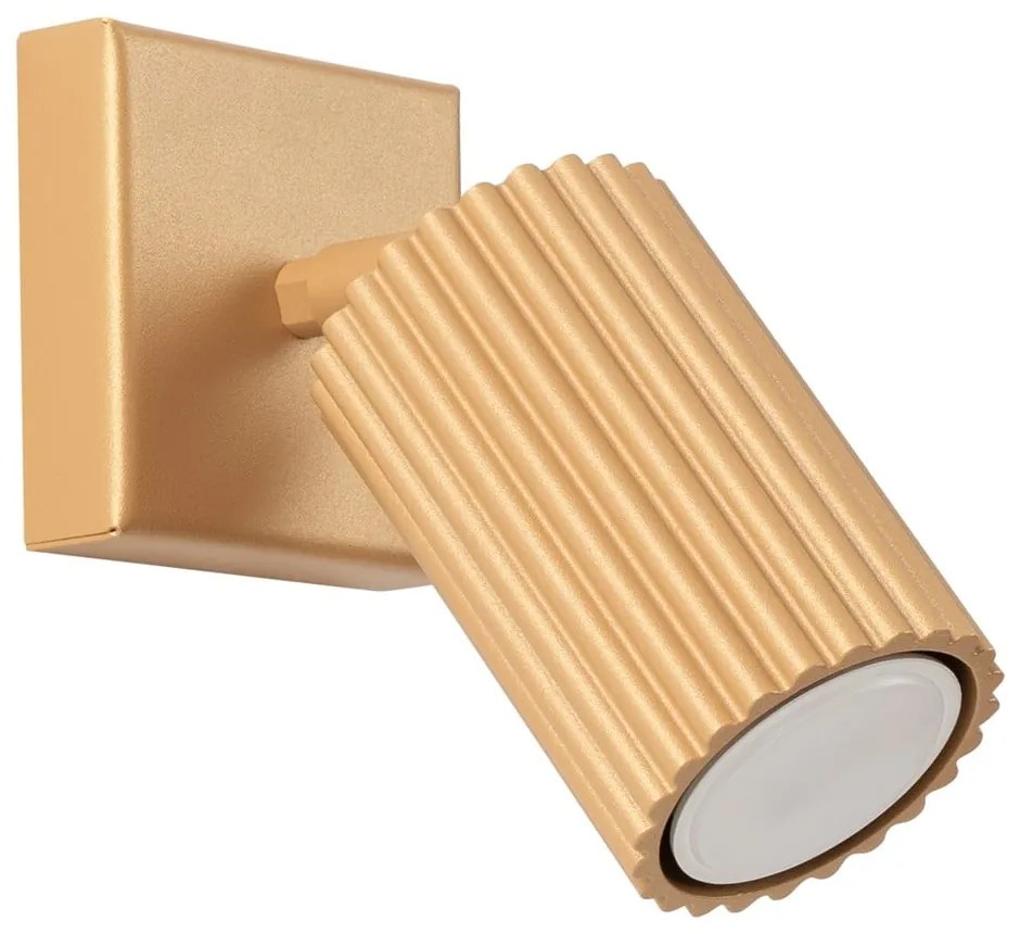 Lampa punktowa w kolorze złota 8x16 cm Gleam – Sollux