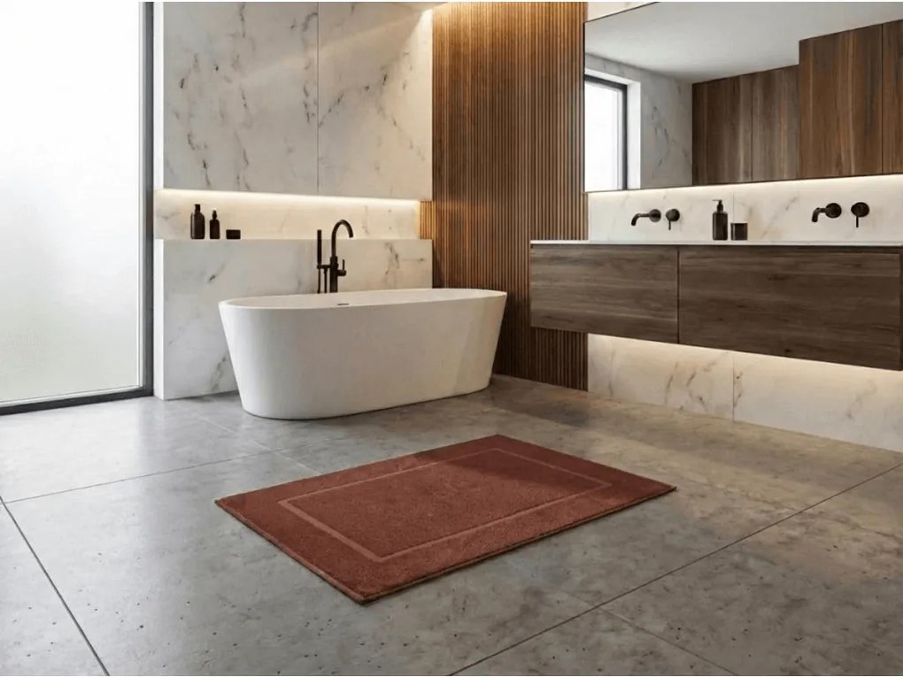 Mata łazienkowa Comfort brązowa 750g/m2