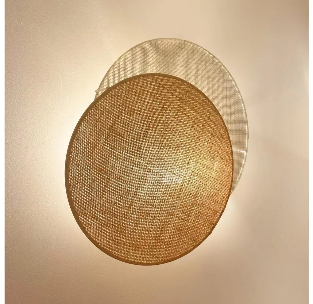 Brilagi - Lampa ścienna CIRCLES 1xE27/15W/230V 35x32 cm beż/krem