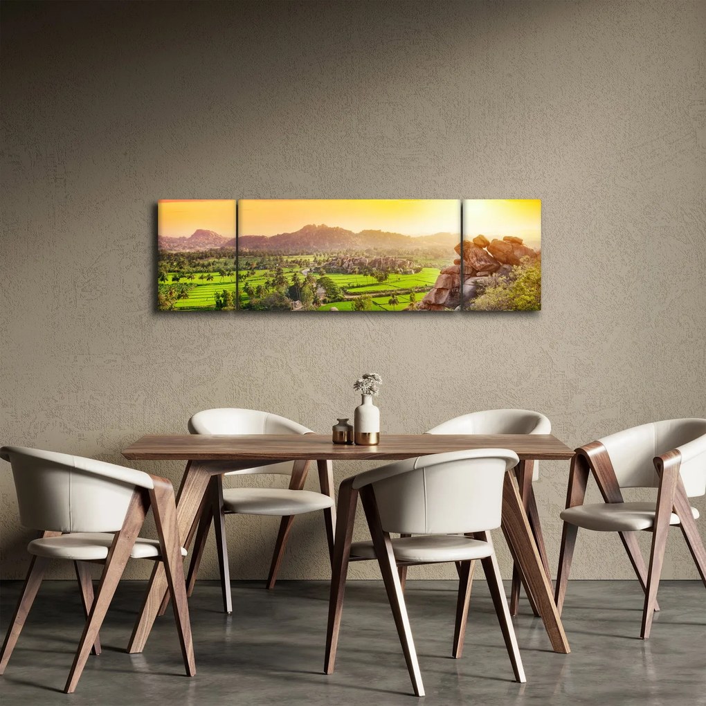 Obraz doliny Hampi w Indiach (170x50 cm)