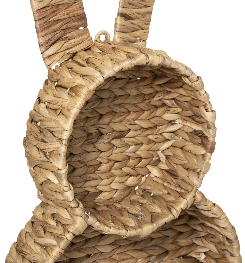 Półka z trawy morskiej w kształcie królika, 30 x 53 cm