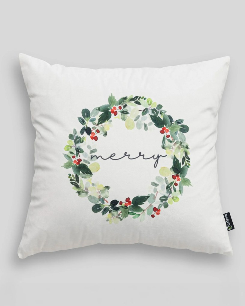 Poszewka na poduszkę Merry Wreath 43x43 cm