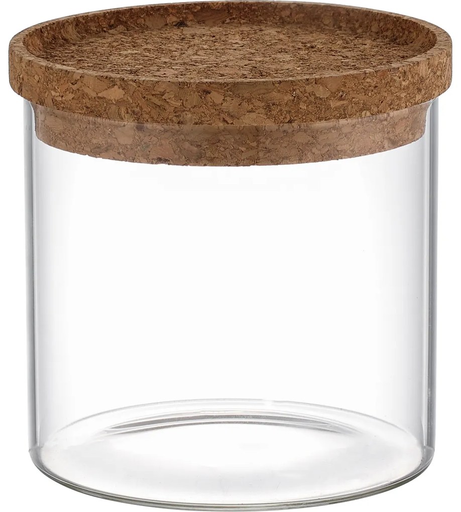4Home Szklany pojemnik do żywności z pokrywką Cork, 450 ml, 450 ml