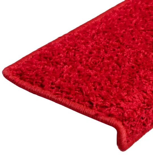 Eleganckie czerwone nakładki na schody 15 sztuk Z6-P22