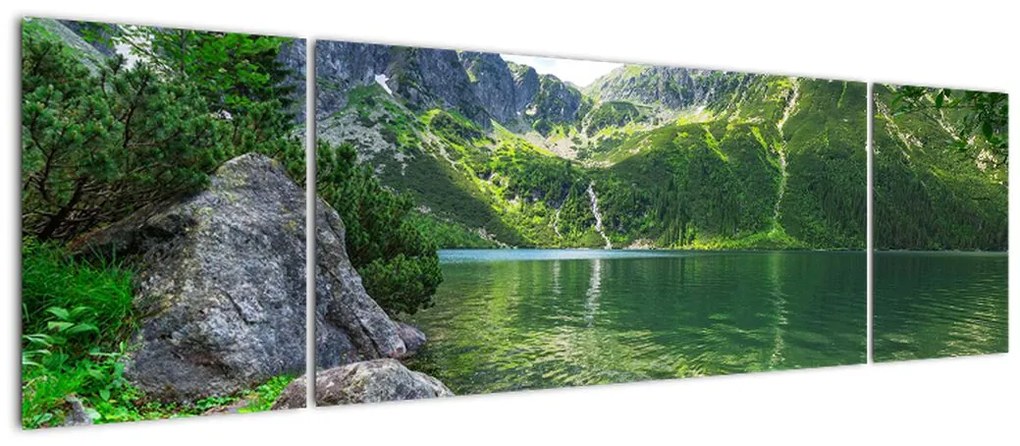 Obraz jeziora w Tatrach (170x50 cm)