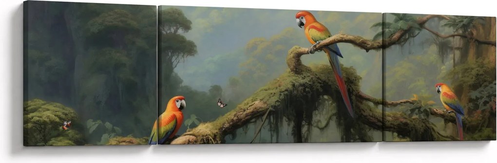 Obraz - Las tropikalny (170x50 cm)