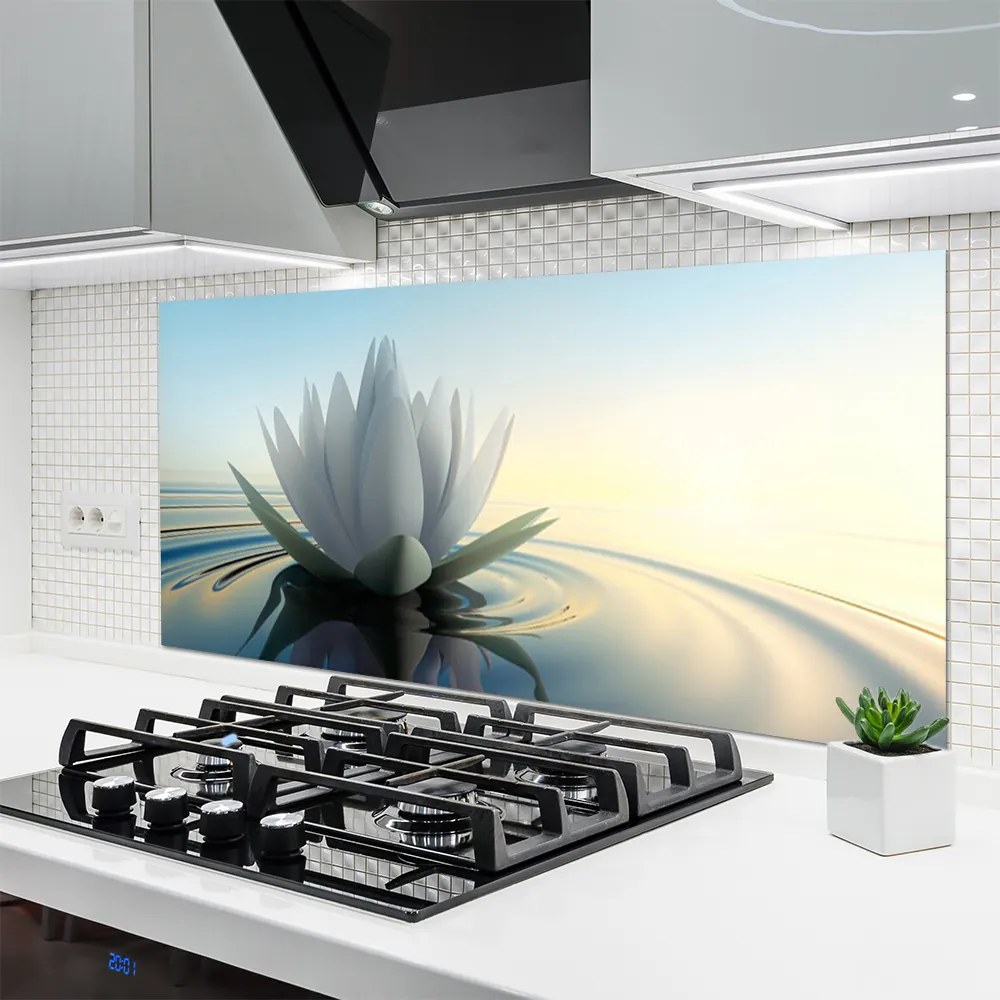 Panel Szklany Spokój Lilii Wodnej