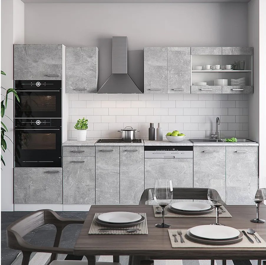 Aneks kuchenny beton 300x46x81.6 r-line