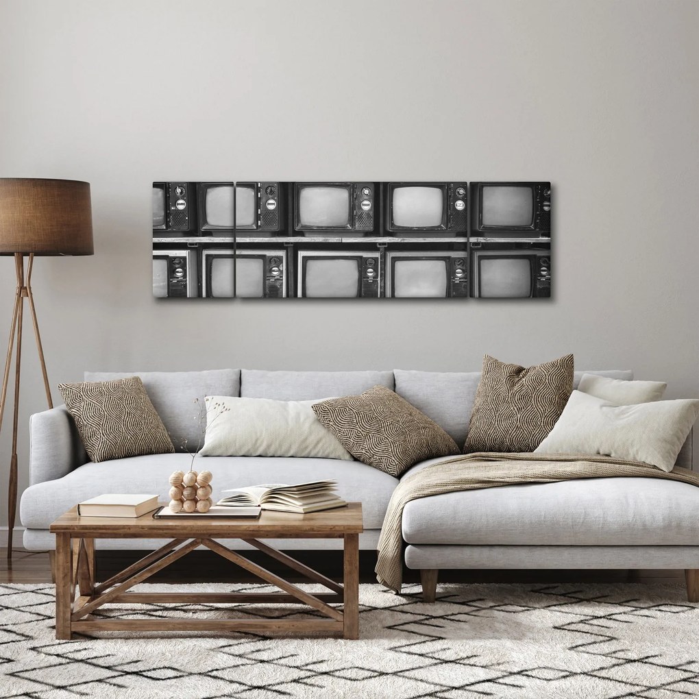 Obraz - Retro TV (170x50 cm)