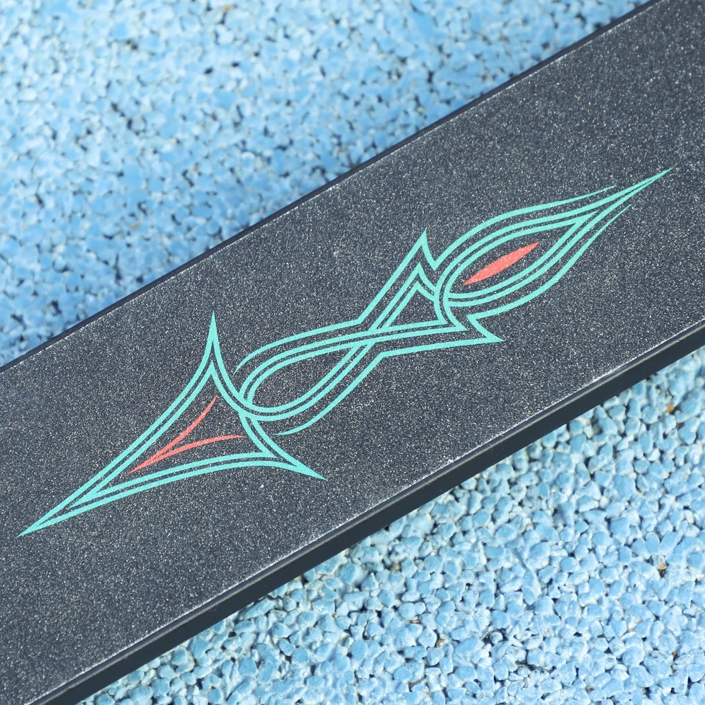 HOMCOM Profi Hulajnoga do Trików, Skuter Freestyle, Aluminium, Metal, Skóra Sztuczna, dla Dzieci i Dorosłych, Zielony