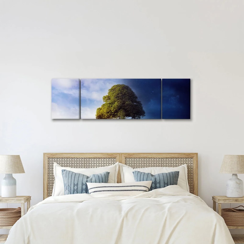 Obraz - Dzień i noc (170x50 cm)