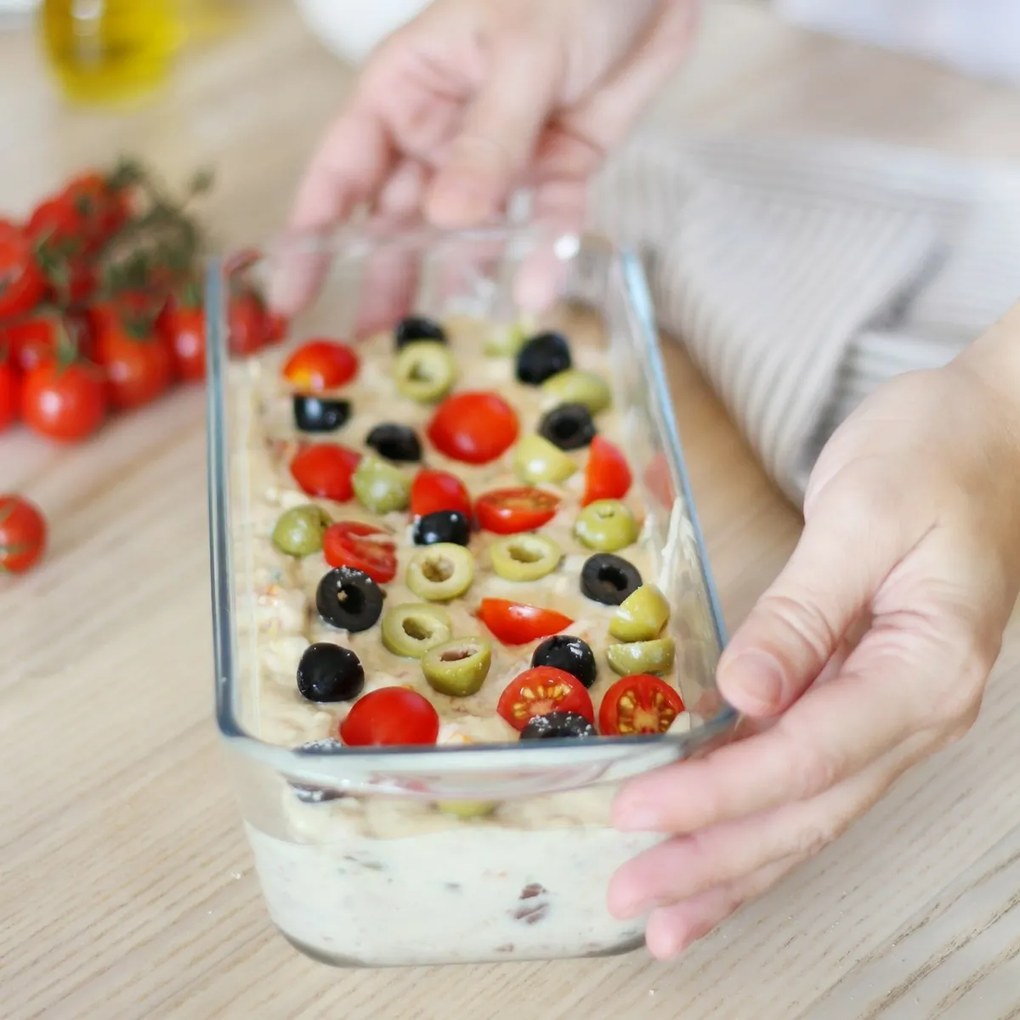 Szklana forma do ciastek Pyrex 1,5 l, 28 x 12 x 8 cm