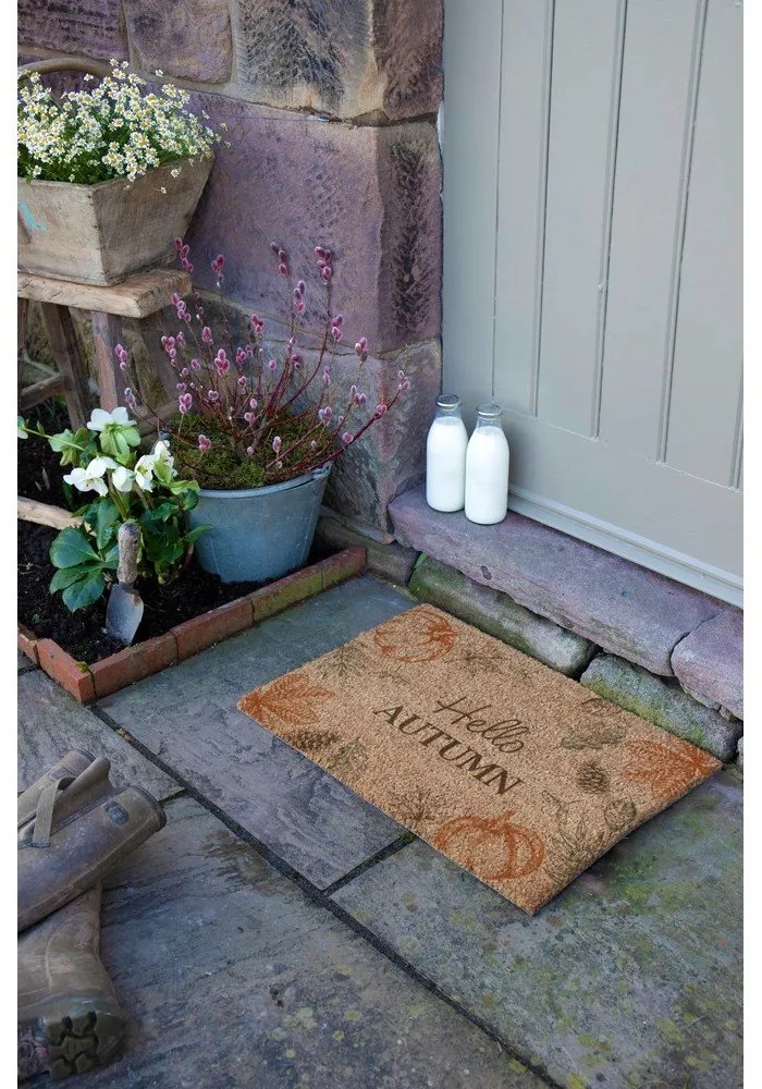 Wycieraczka z włókna kokosowego 40x60 cm Hello Autumn – Artsy Doormats