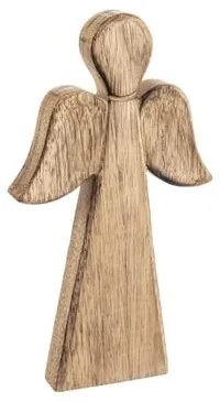 Orion Drewniana dekoracja świąteczna ANIOŁ, duży