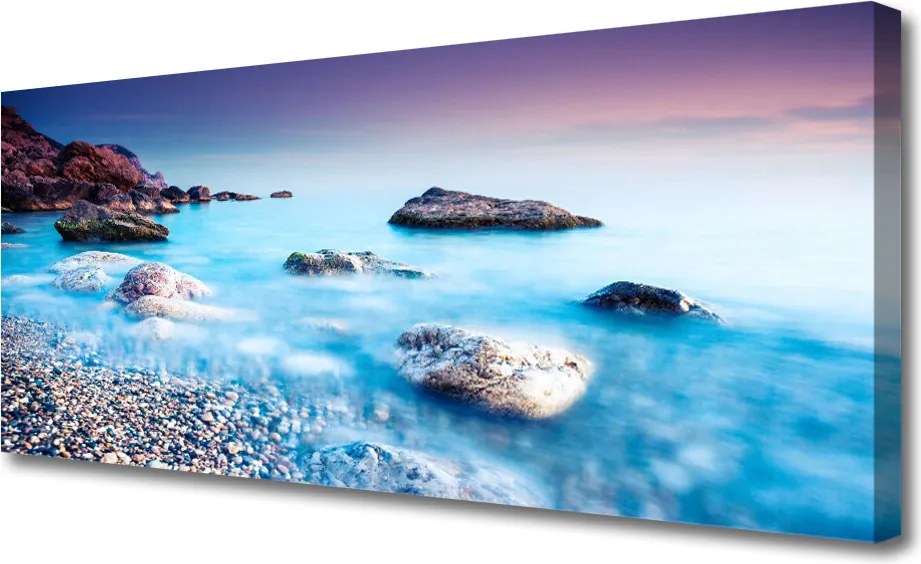 Obraz na płótnie Spokój Nadmorskich Kamieni