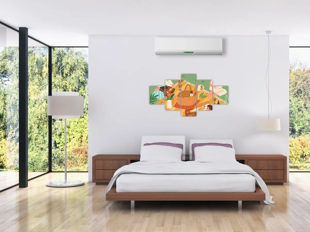 Obraz - Letnia miłość (125x70 cm)