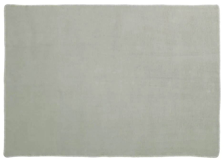 Zielony koc z mieszanki wełny 140x200 cm Ylva Pine – Pappelina