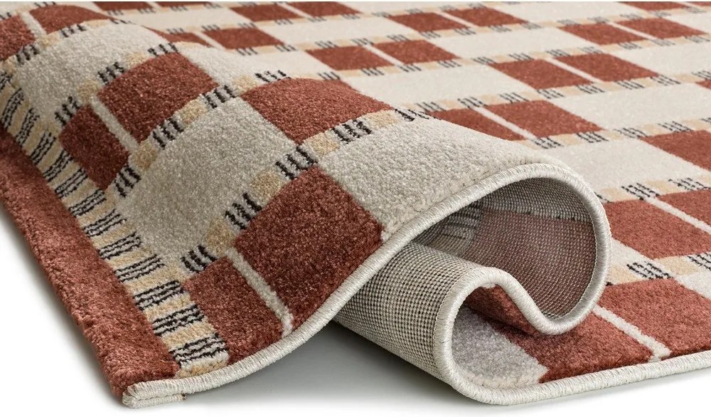 Beżowy/w kolorze terakoty dywan 80x150 cm Astra – Universal