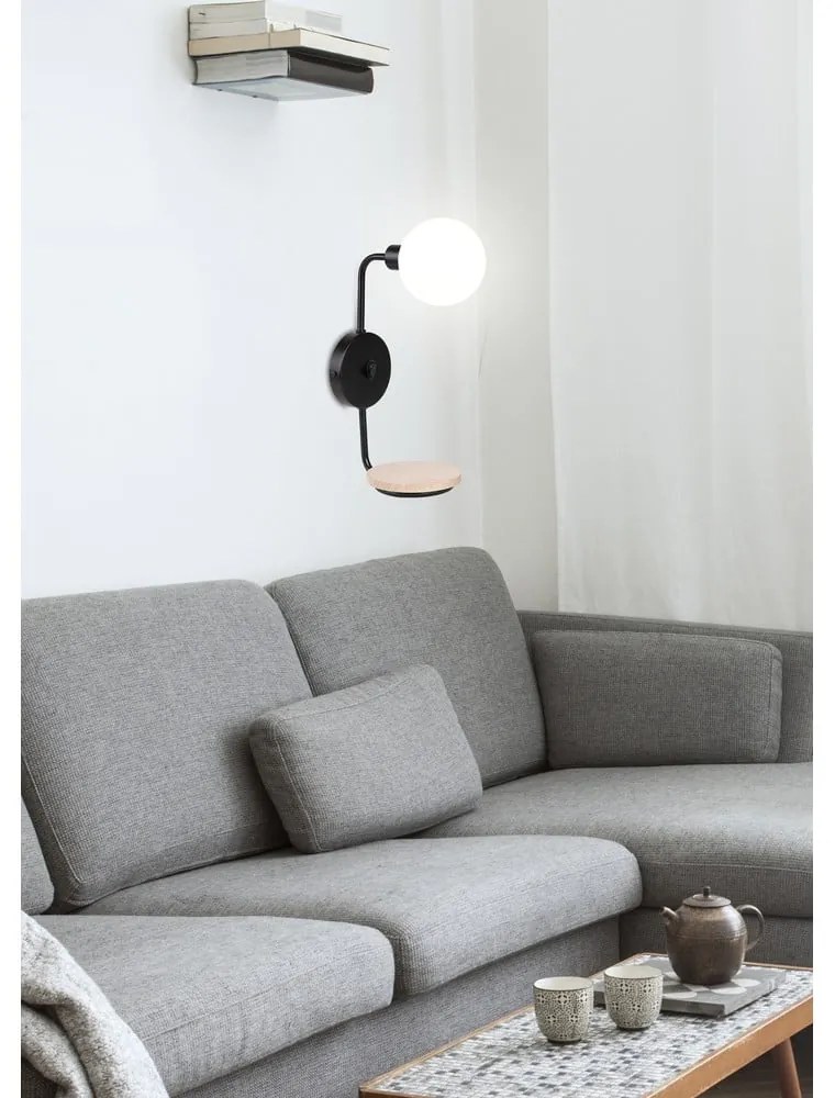 Czarny kinkiet Ponio – Candellux Lighting