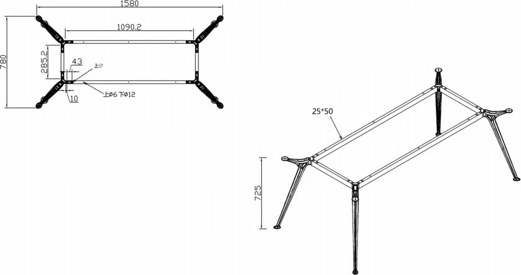 Stół konferencyjny do biura PRIMO ALFA, 160x80 cm, szaro-srebrna podstawa, brzoza