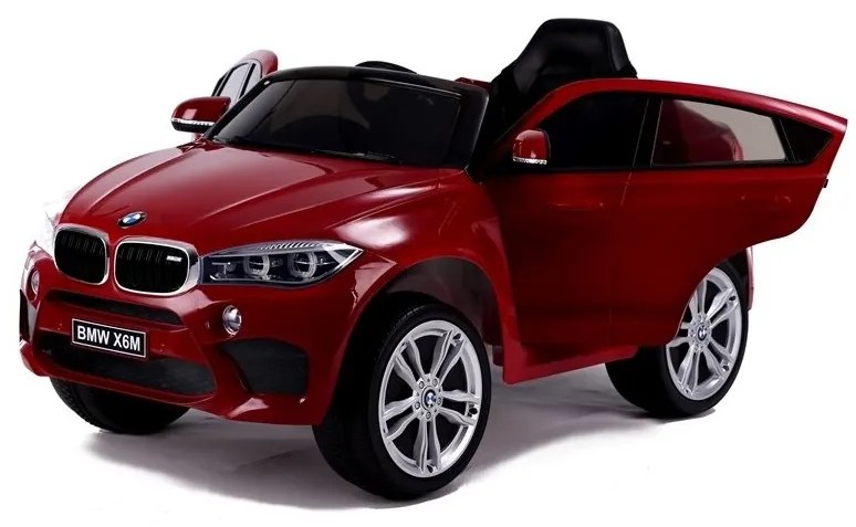 Auto na akumulator bmw x6 czerwony lakierowany