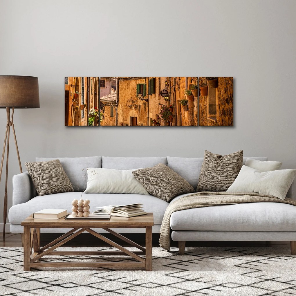 Obraz - Hiszpańska Ulica (170x50 cm)