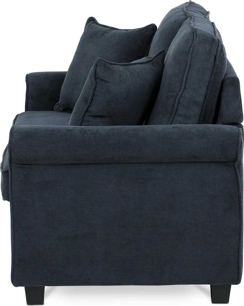 Sofa dwuosobowa ASB-4170 BLUE2, sztruks, niebieski