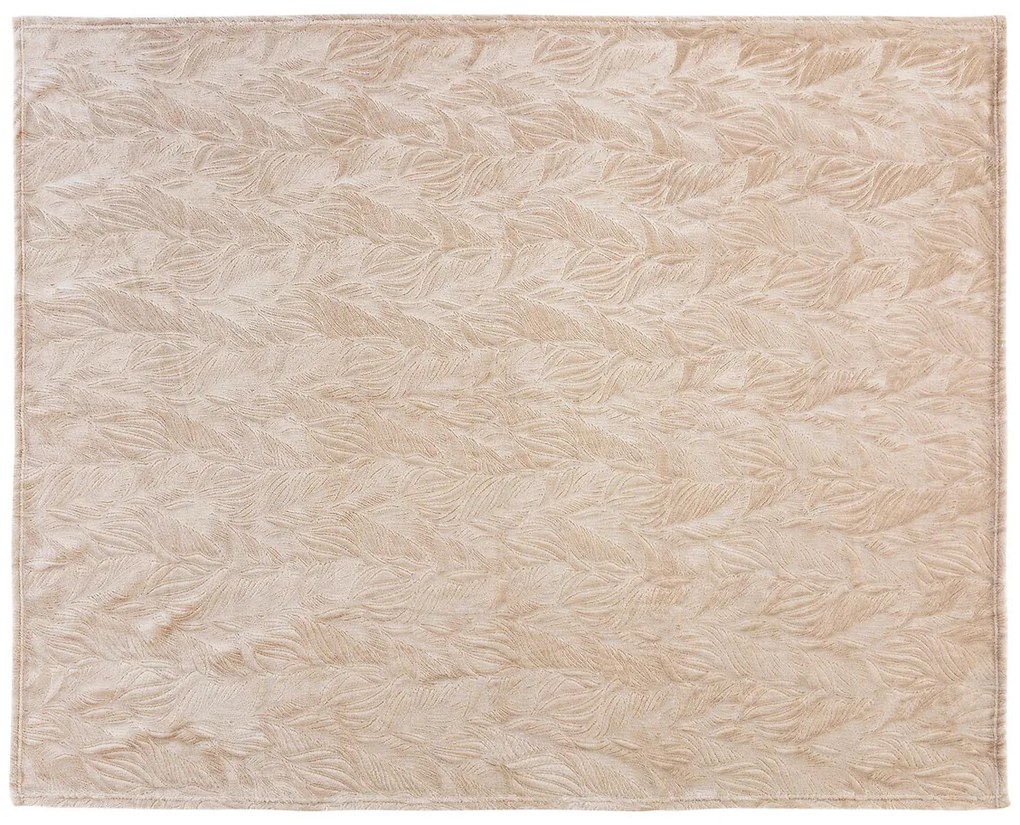 Koc we wzór liści RYO, 125 x 150 cm