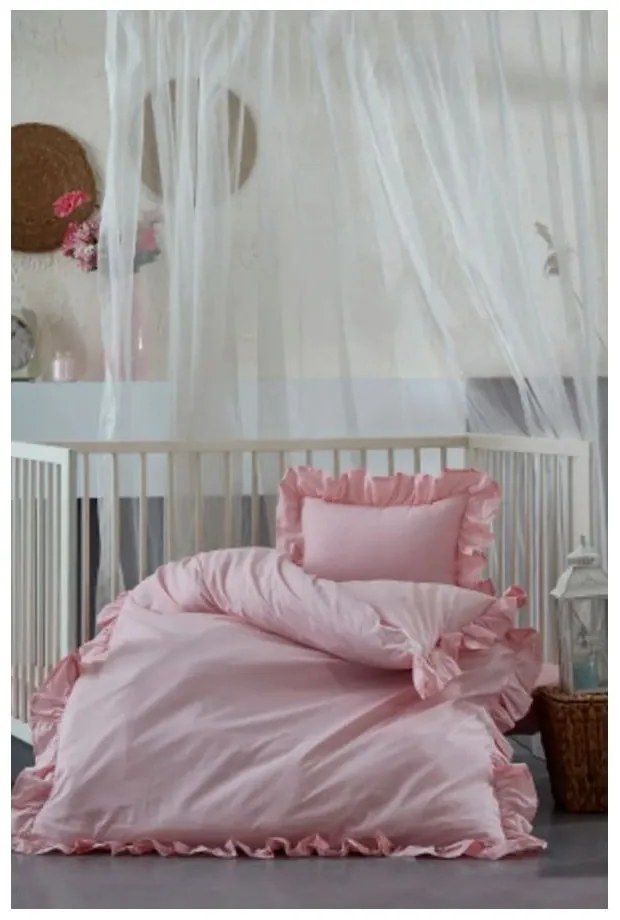 Pościel dziecięca jednoosobowa z bawełny organicznej 100x150 cm – Mila Home