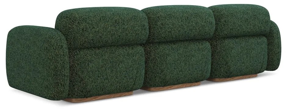 Ciemnozielona sofa modułowa 270 cm Ailani – Makamii