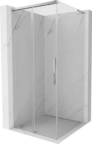 Mexen Rox L kabina prysznicowa rozsuwana 110 x 110 cm, transparent, chrom - 8C2L-110-110-01-00