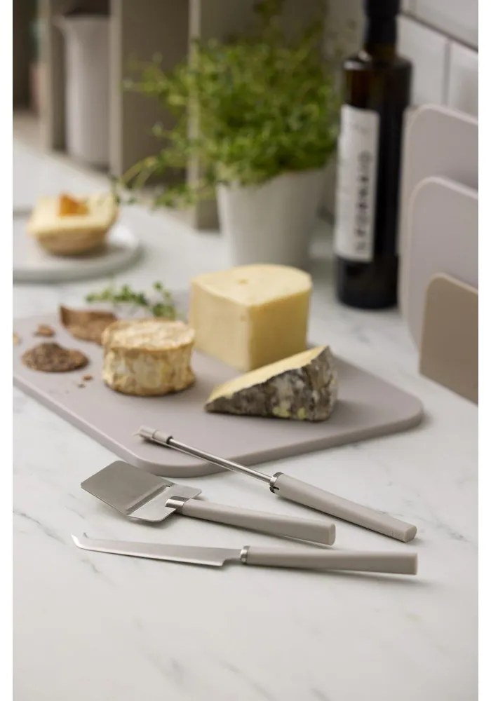 Zestaw noży do sera ze stali nierdzewnej 3 szt. Emma – Rosti