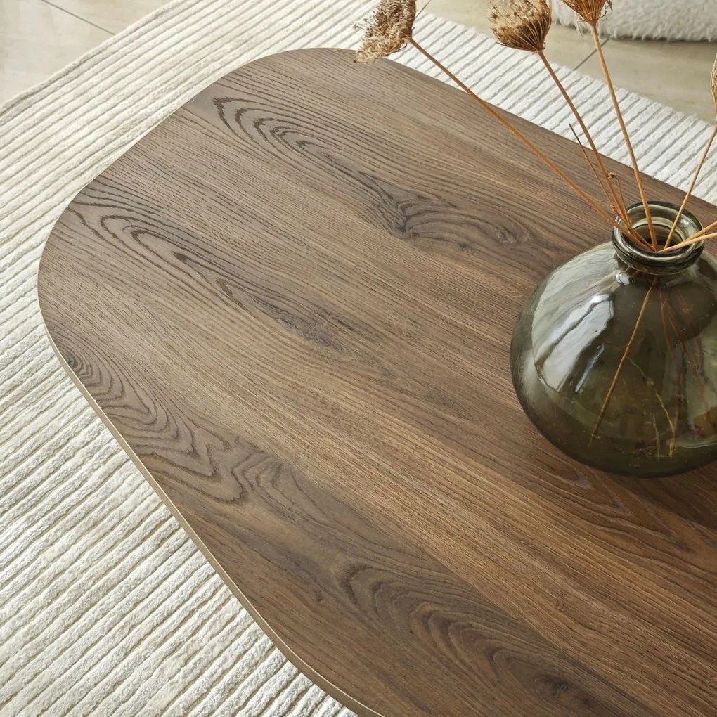 Stolik konferencyjny Rock Walnut