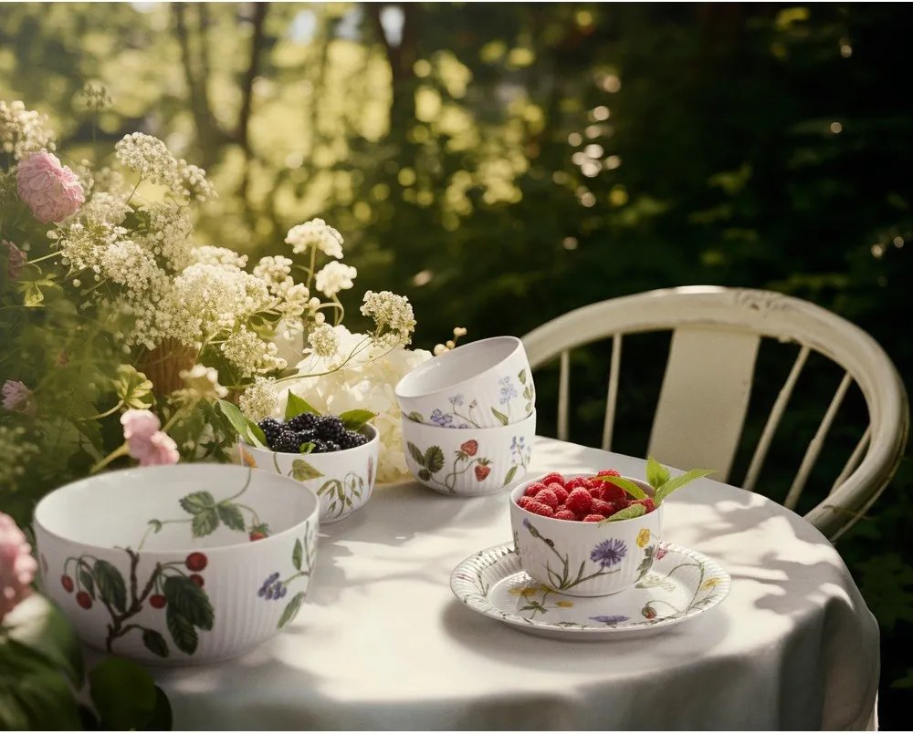 Biały porcelanowy talerz deserowy ø 22 cm Hammershøi Summer – Kähler Design