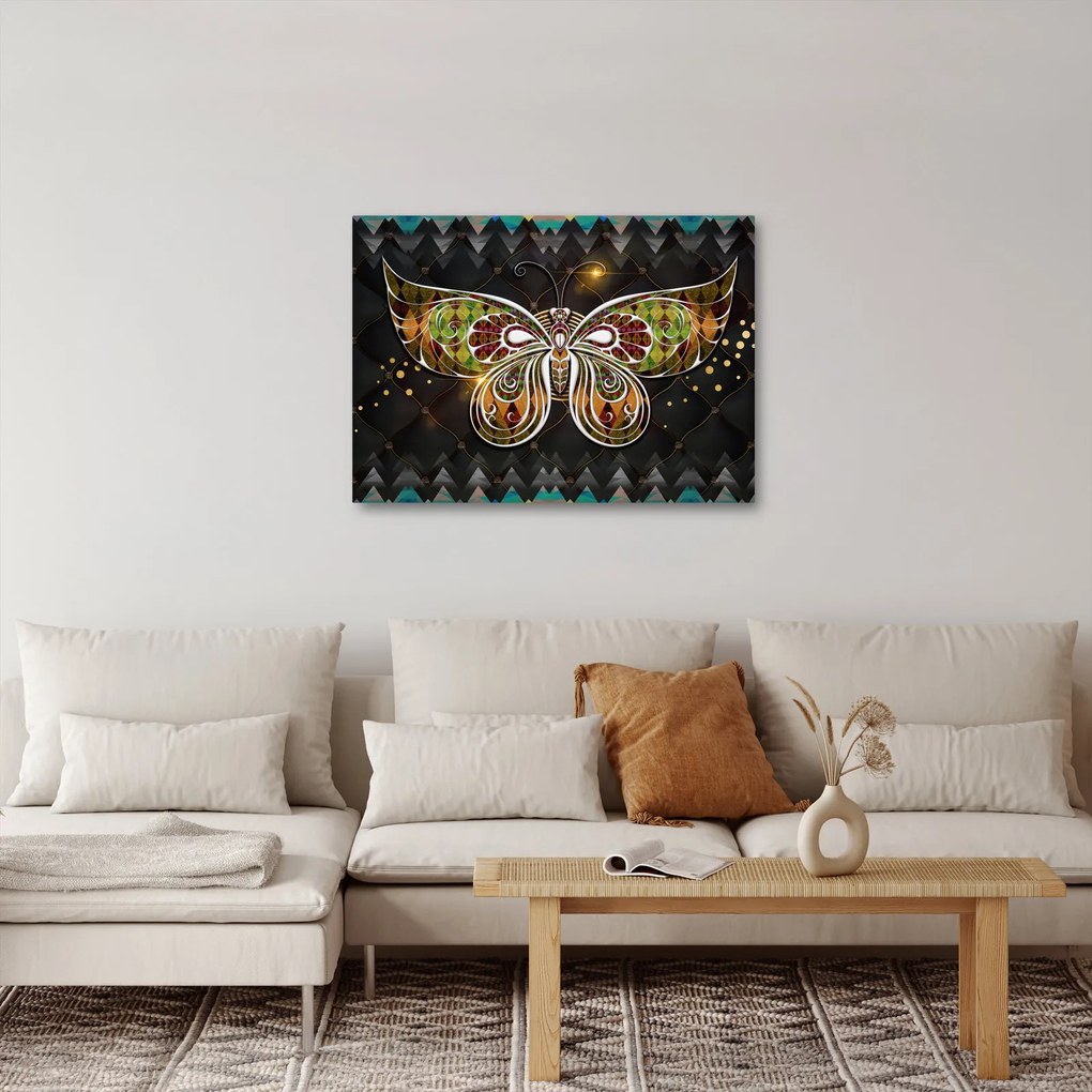 Obraz - Magiczny motyl (70x50 cm)