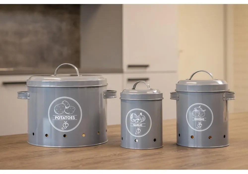 Stalowy pojemnik na żywność na żywność Secret Du Potager – Esschert Design