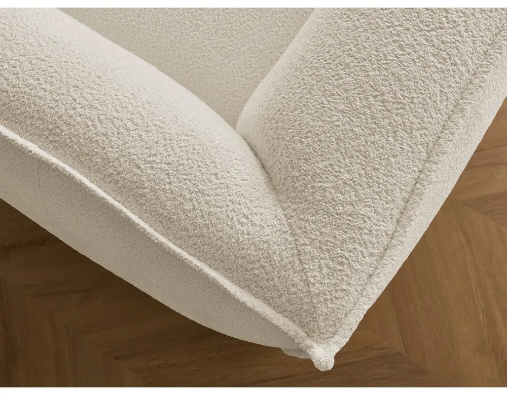 Beżowa sofa z materiału bouclé 242 cm Giorgia – Bobochic Paris
