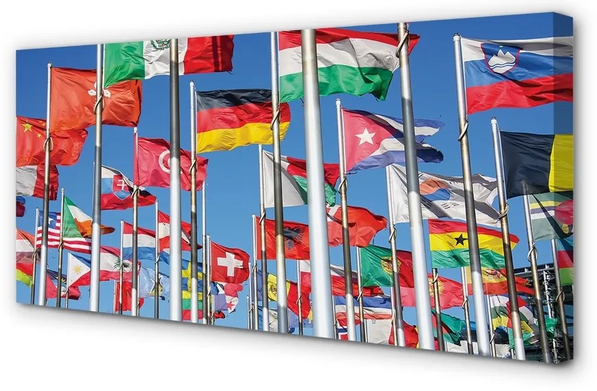 Duży obraz na płótnie Flaga
