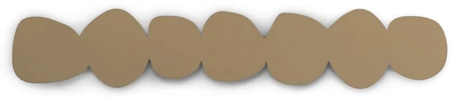 Beżowy metalowy wieszak ścienny 80 cm Tumulo – Spinder Design