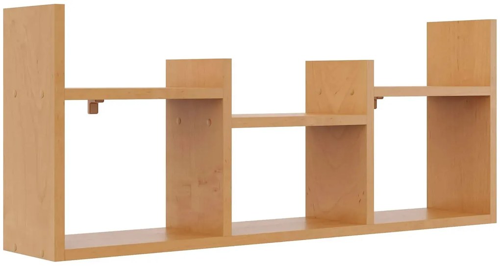 Minimalistyczna nadstawka na biurko olcha L4-S81