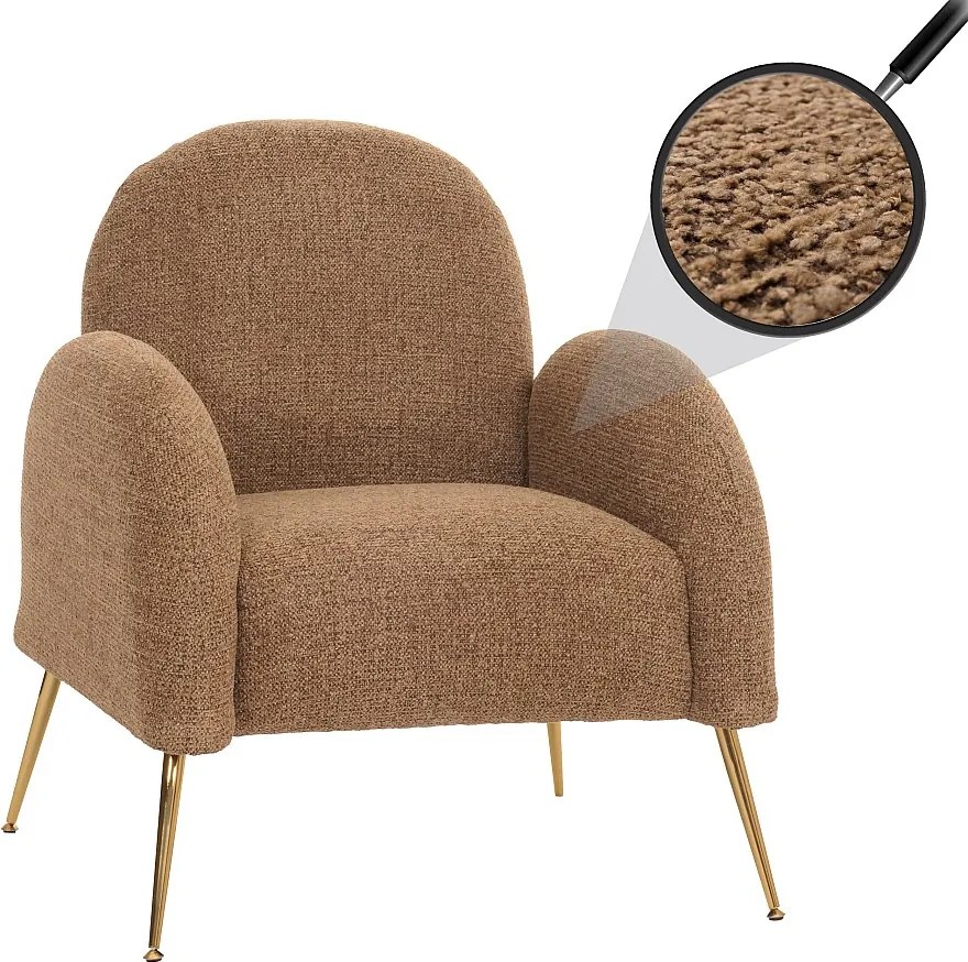 Fotel wypoczynkowy MCW-N69,  kawa